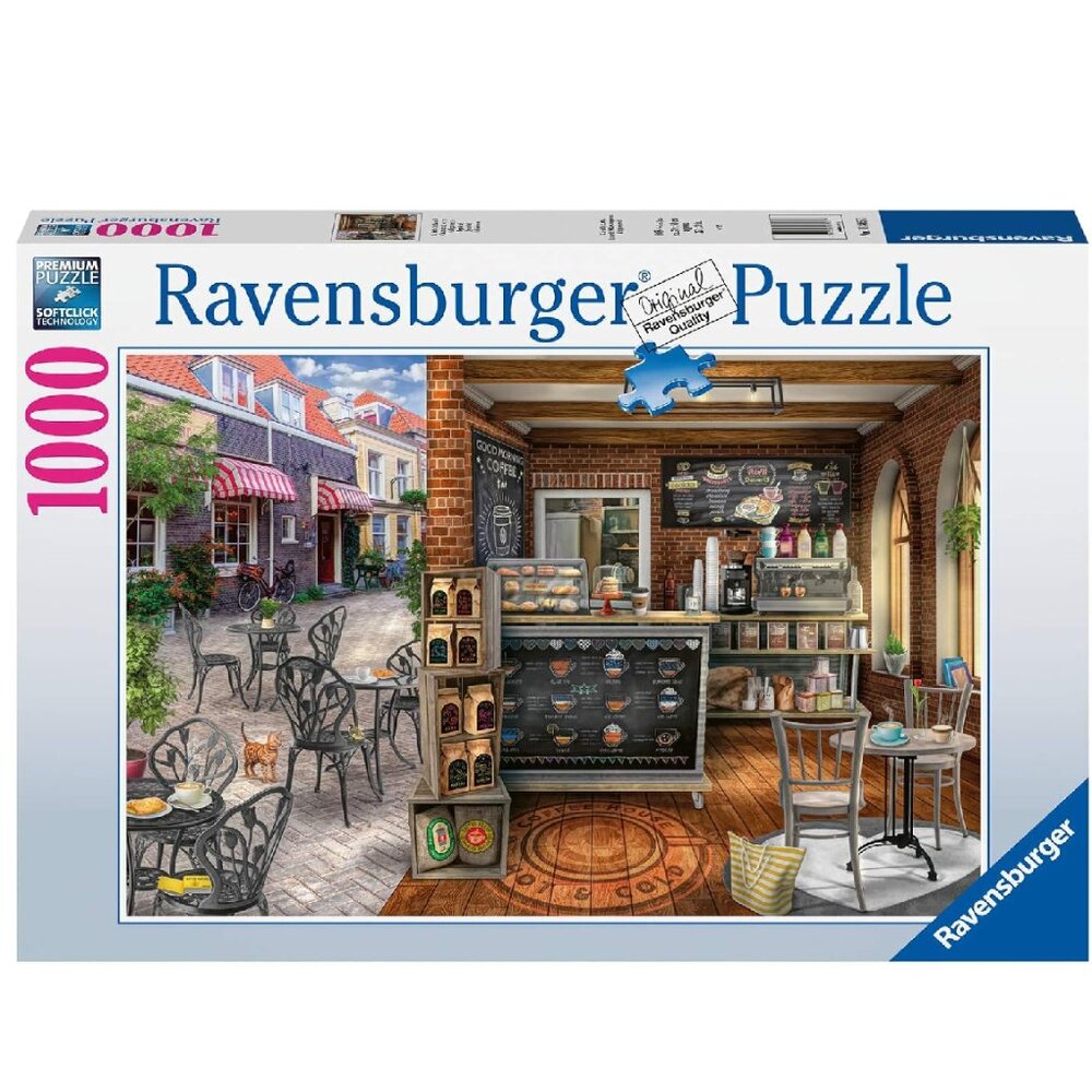 Ravensburger 1000pcs Adult Puzzle-Cafe Shop New In Box